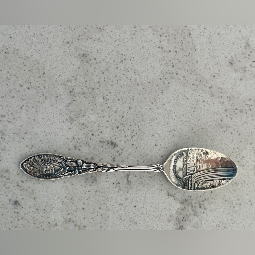 Elegant Silver Decorative Spoon